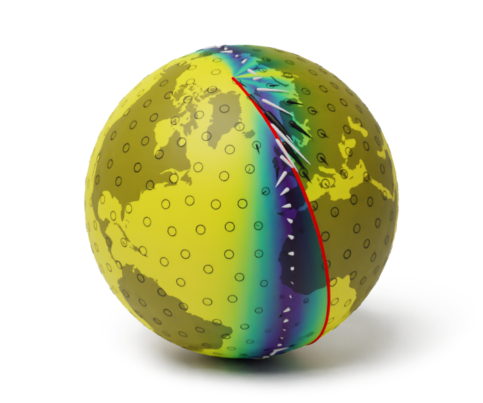 Euclidean process: sphere